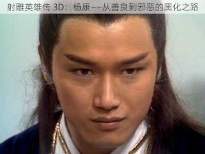 射雕英雄传 3D：杨康——从善良到邪恶的黑化之路