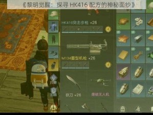 《黎明觉醒：探寻 HK416 配方的神秘面纱》