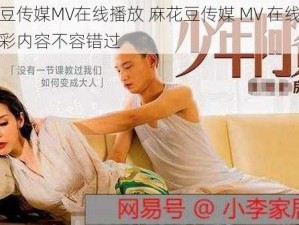 麻花豆传媒MV在线播放 麻花豆传媒 MV 在线播放，精彩内容不容错过