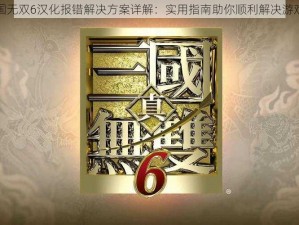 真三国无双6汉化报错解决方案详解：实用指南助你顺利解决游戏难题