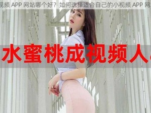 小视频 APP 网站哪个好？如何选择适合自己的小视频 APP 网站？