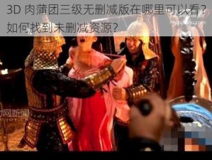 3D 肉蒲团三级无删减版在哪里可以看？如何找到未删减资源？