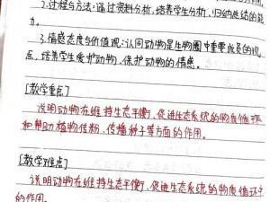 生物课上老师亲自给我们展示，为何要这样做？有何好处？