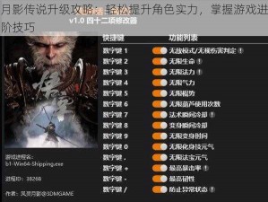 月影传说升级攻略：轻松提升角色实力，掌握游戏进阶技巧