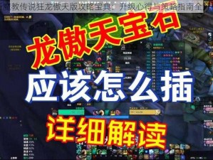 新魔教传说狂龙傲天版攻略宝典：升级心得与策略指南全解析