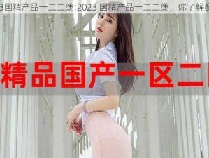 2023国精产品一二二线;2023 国精产品一二二线，你了解多少？