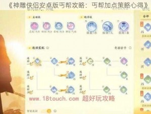 《神雕侠侣安卓版丐帮攻略：丐帮加点策略心得》