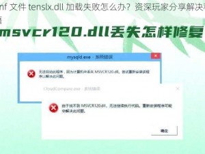 dnf 文件 tenslx.dll 加载失败怎么办？资深玩家分享解决秘籍