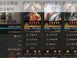 三国志战略版：农夫出身玩家的逆袭之路——吊打满红战法解析