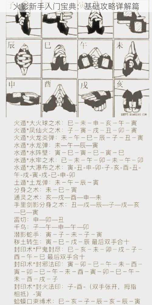 火影新手入门宝典：基础攻略详解篇