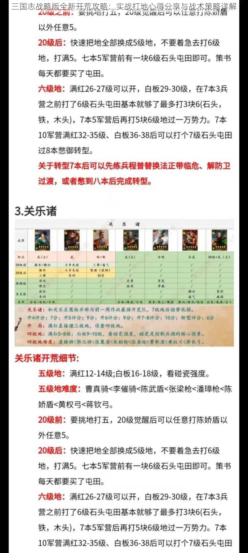 三国志战略版全新开荒攻略：实战打地心得分享与战术策略详解