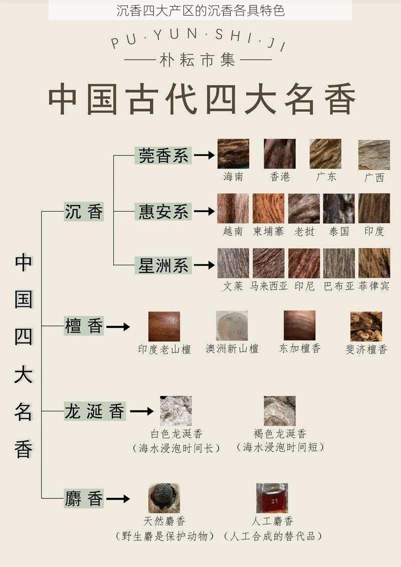 沉香四大产区的沉香各具特色