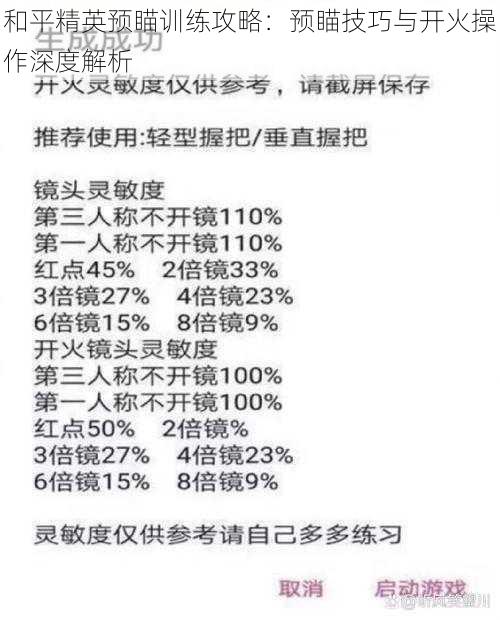 和平精英预瞄训练攻略：预瞄技巧与开火操作深度解析