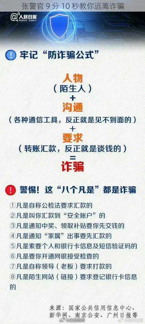 张警官 9 分 10 秒教你远离诈骗