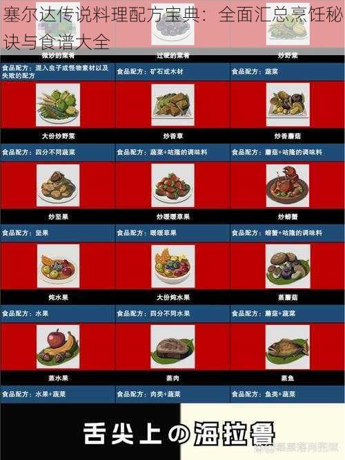 塞尔达传说料理配方宝典：全面汇总烹饪秘诀与食谱大全