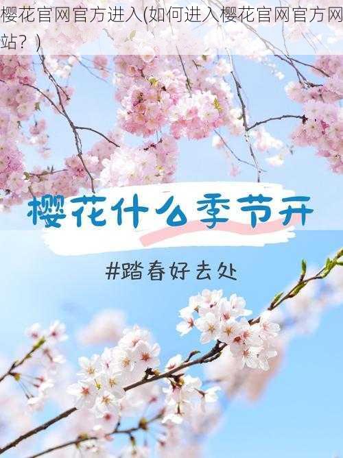 樱花官网官方进入(如何进入樱花官网官方网站？)