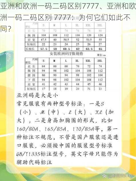 亚洲和欧洲一码二码区别7777、亚洲和欧洲一码二码区别 7777：为何它们如此不同？