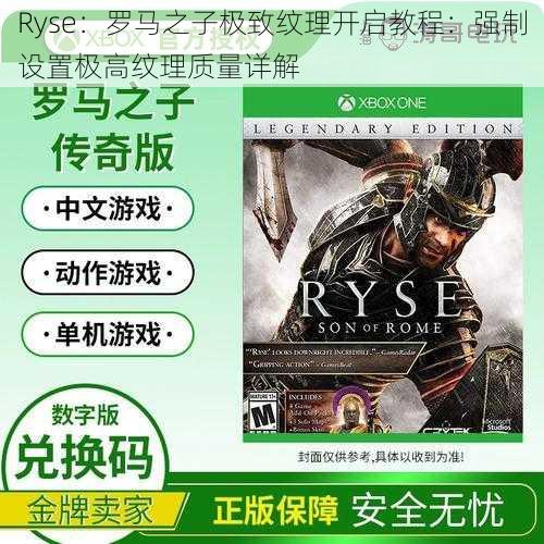 Ryse：罗马之子极致纹理开启教程：强制设置极高纹理质量详解