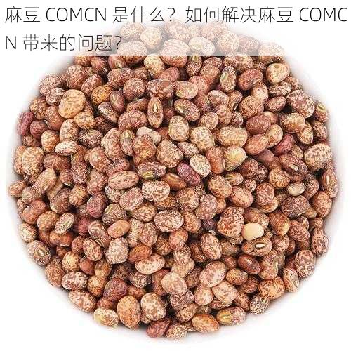 麻豆 COMCN 是什么？如何解决麻豆 COMCN 带来的问题？