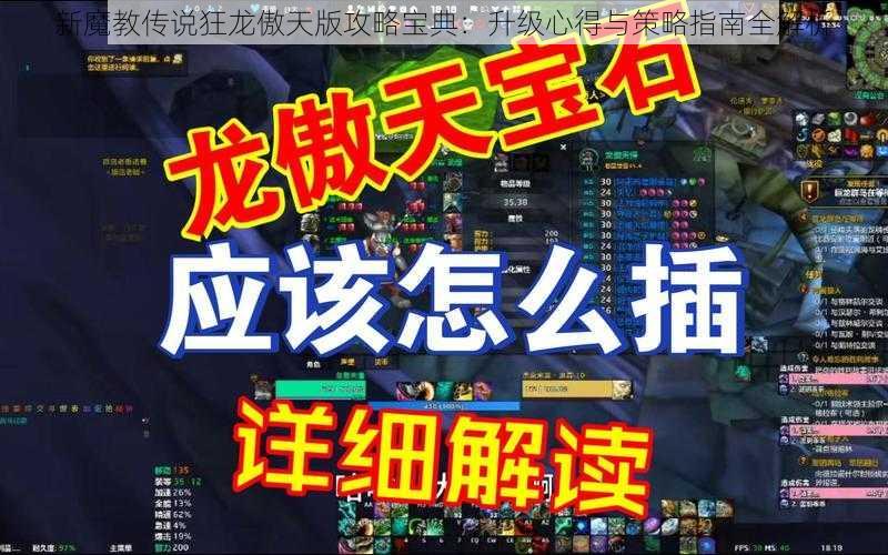 新魔教传说狂龙傲天版攻略宝典：升级心得与策略指南全解析