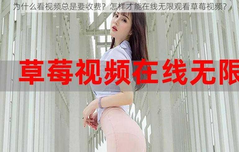 为什么看视频总是要收费？怎样才能在线无限观看草莓视频？