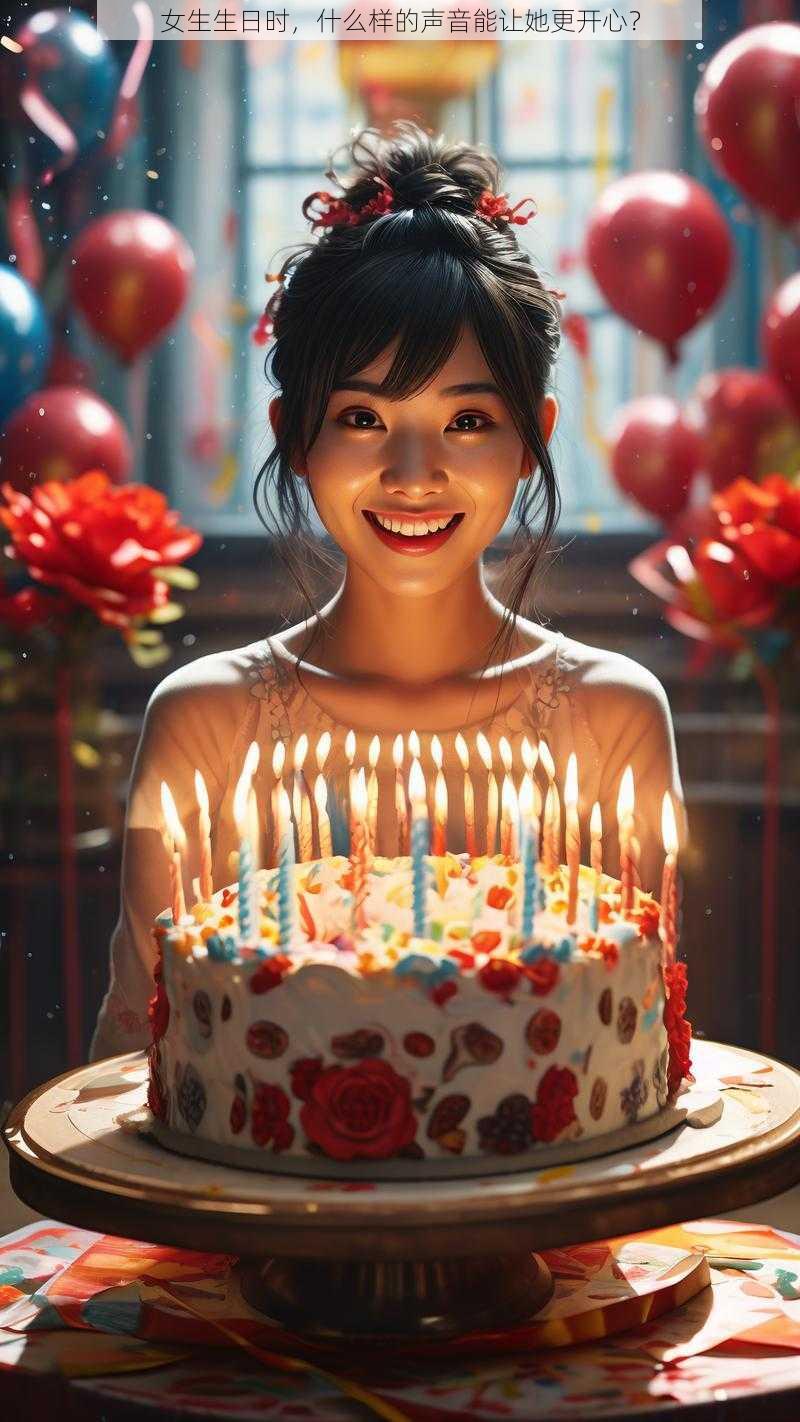 女生生日时，什么样的声音能让她更开心？