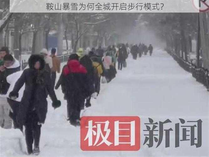 鞍山暴雪为何全城开启步行模式？