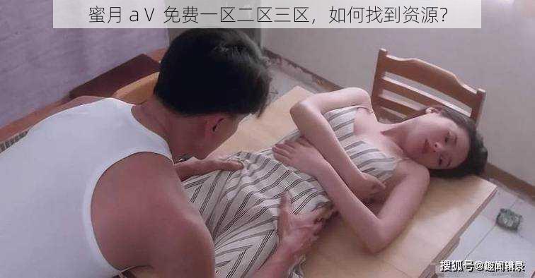 蜜月 aⅤ 免费一区二区三区，如何找到资源？