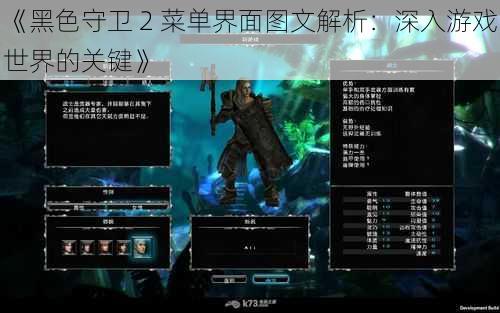 《黑色守卫 2 菜单界面图文解析：深入游戏世界的关键》