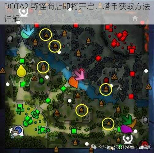 DOTA2 野怪商店即将开启，塔币获取方法详解