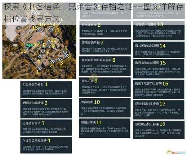 探索《刺客信条：兄弟会》存档之谜——图文详解存档位置找寻方法