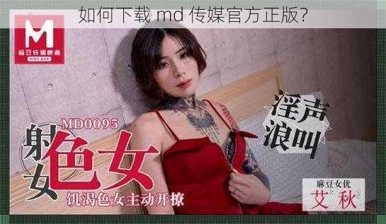 如何下载 md 传媒官方正版？