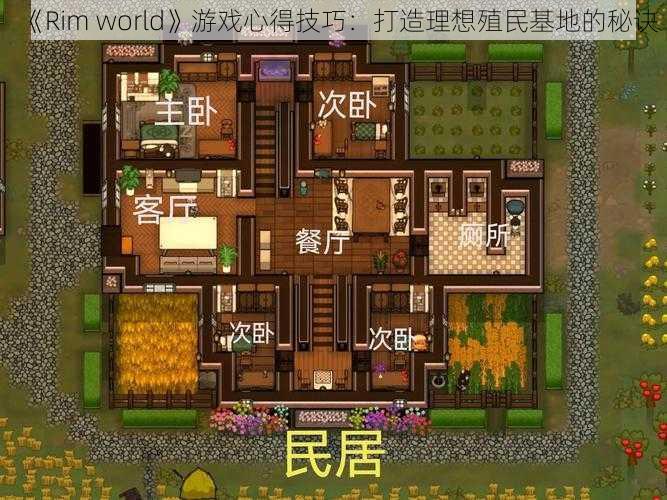 《Rim world》游戏心得技巧：打造理想殖民基地的秘诀