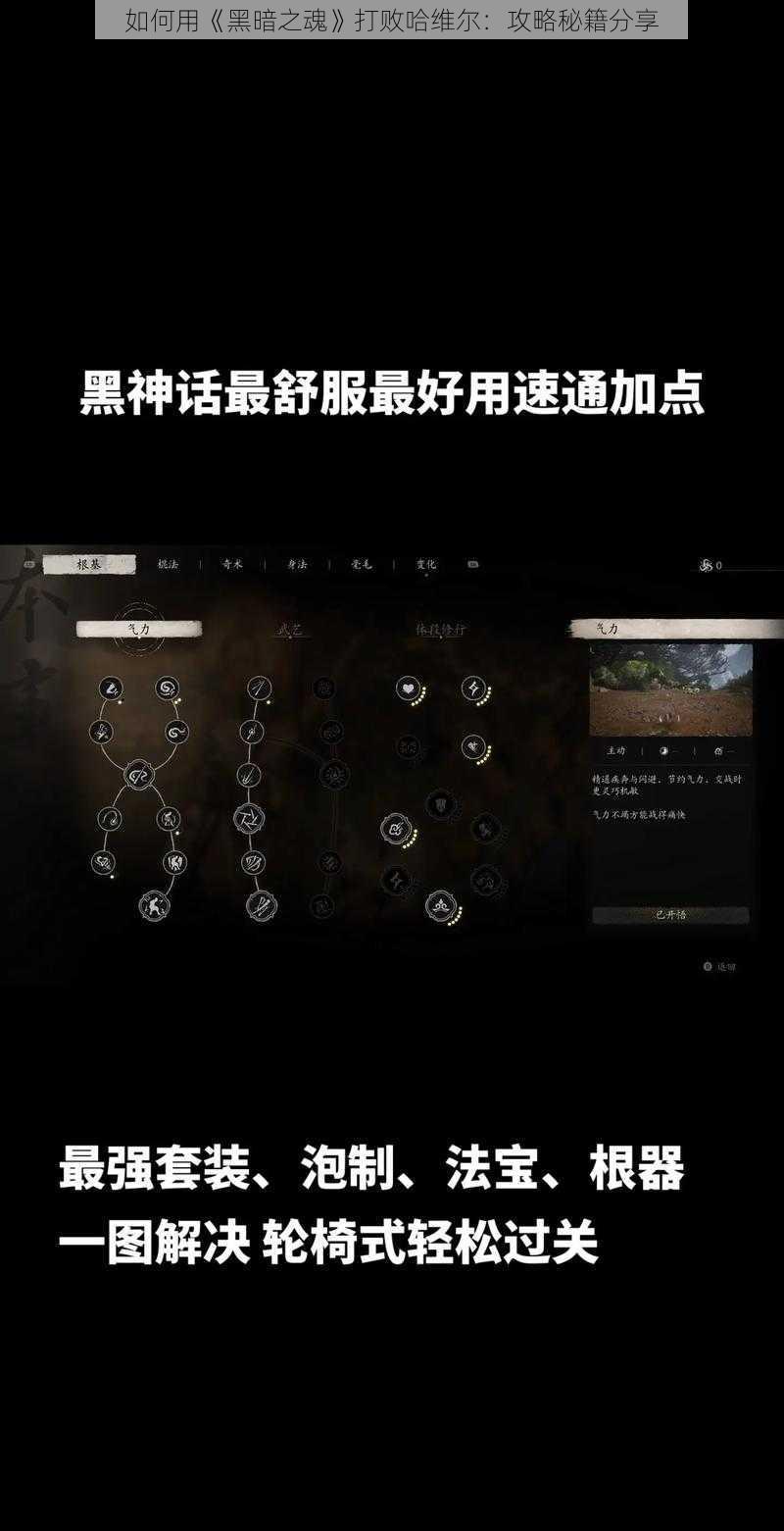 如何用《黑暗之魂》打败哈维尔：攻略秘籍分享