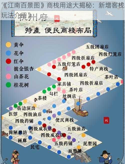 《江南百景图》商栈用途大揭秘：新增客栈玩法介绍》