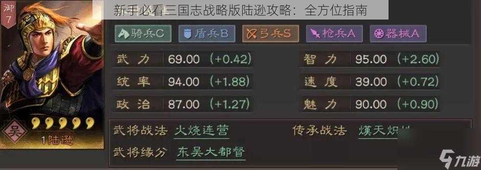 新手必看三国志战略版陆逊攻略：全方位指南