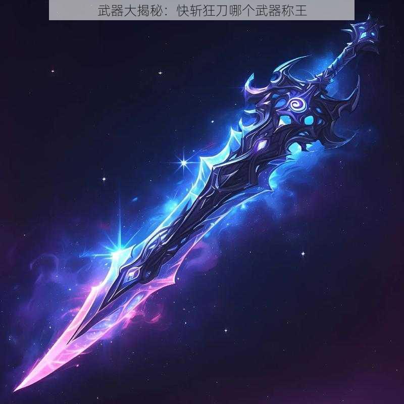 武器大揭秘：快斩狂刀哪个武器称王