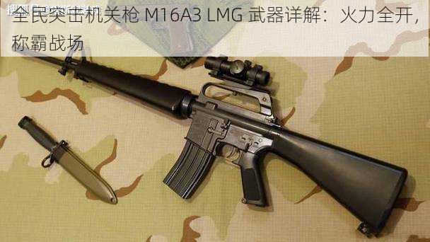 全民突击机关枪 M16A3 LMG 武器详解：火力全开，称霸战场